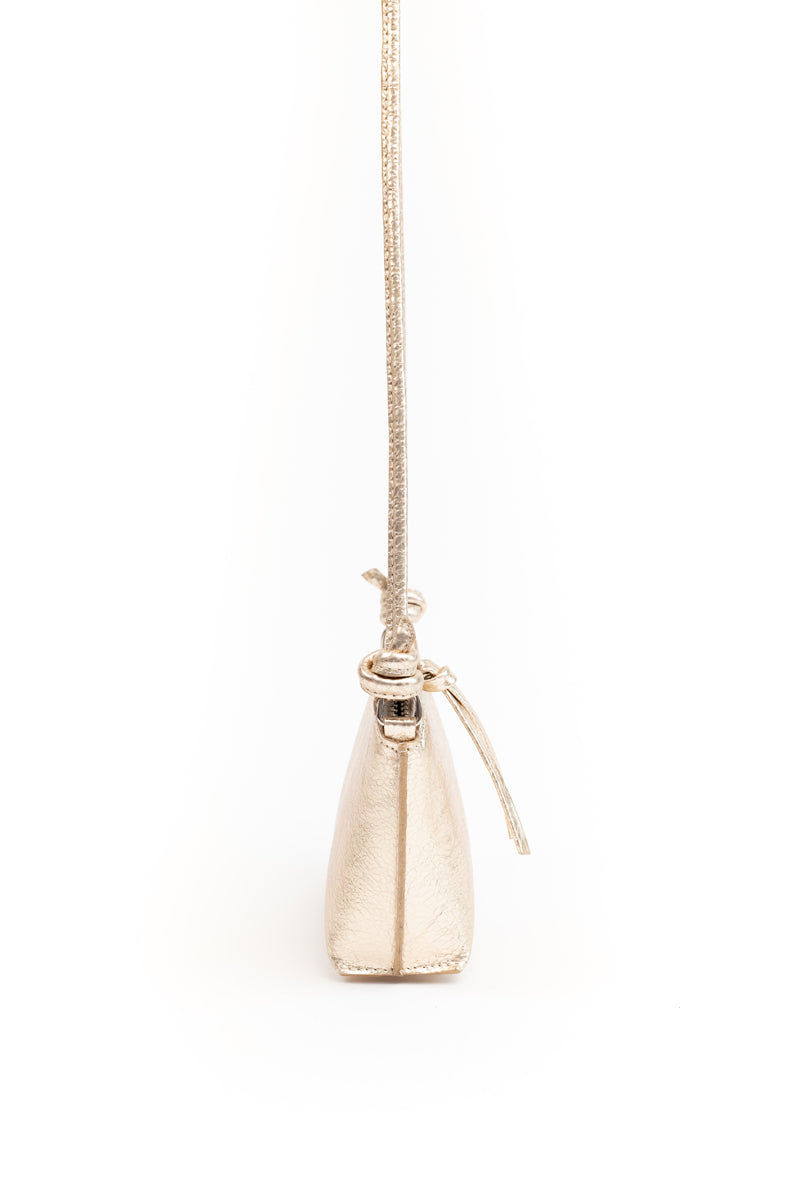 Cartera Lia <br/> Champaña craque