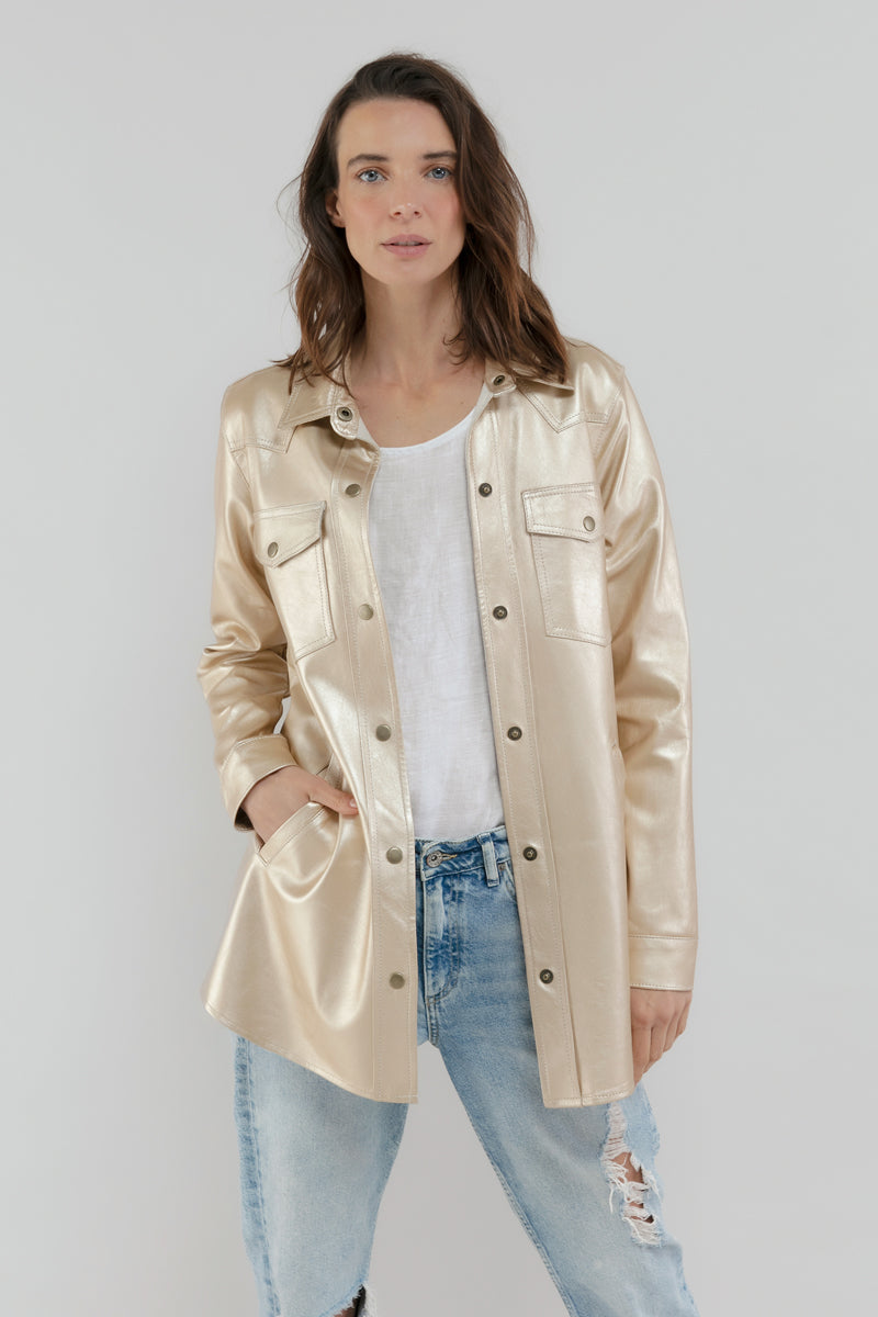 Camisa Janis <br/> Dorado Champaña