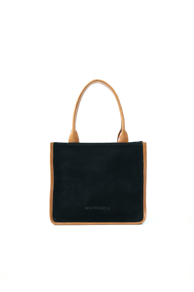 Cartera Teresa <br/> Negra con Camel