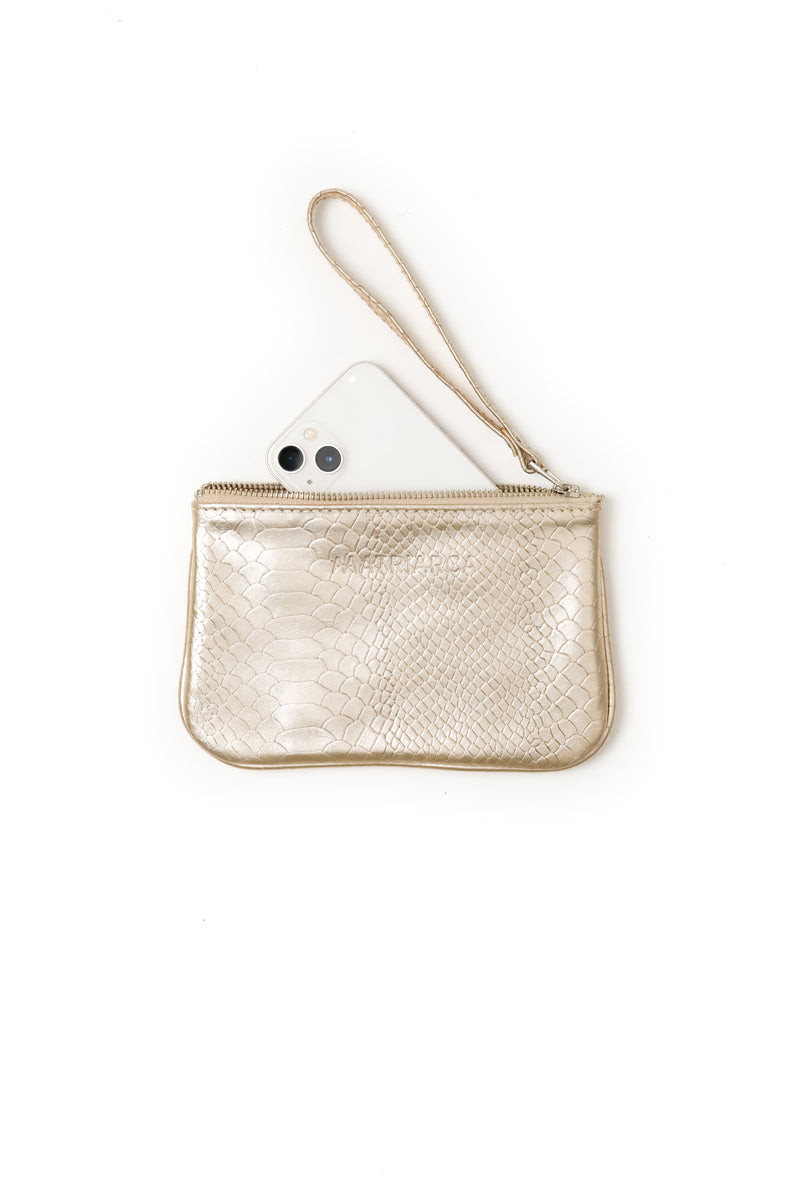 Mini Clutch<br/> Croco champaña