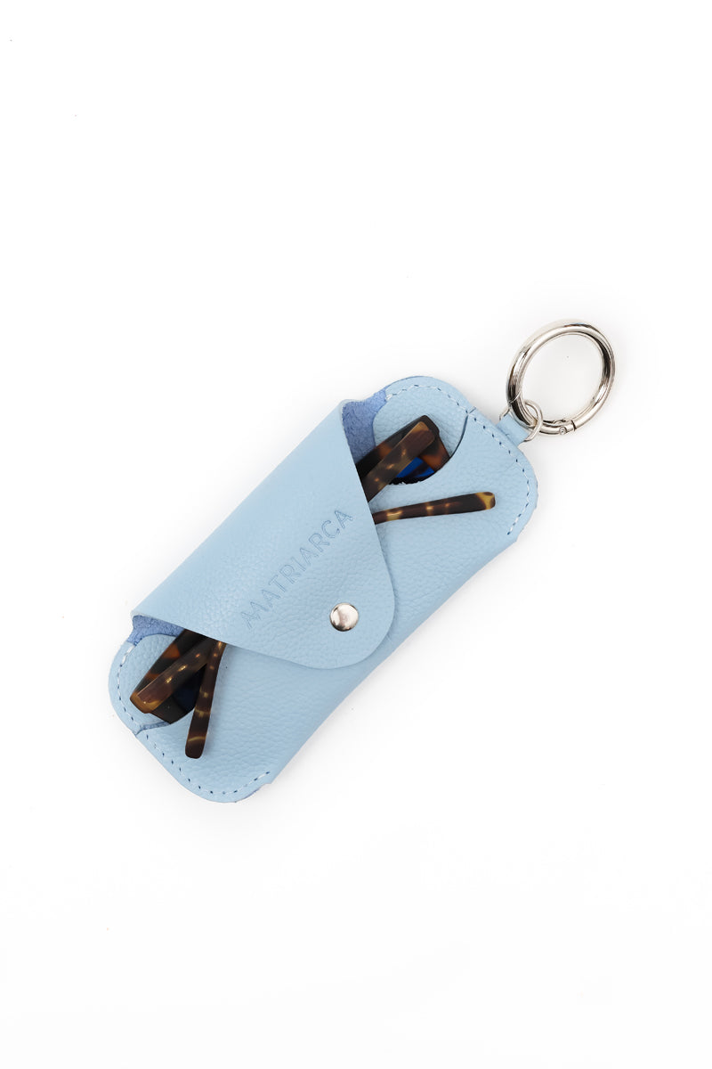 Porta lentes <br/> celeste