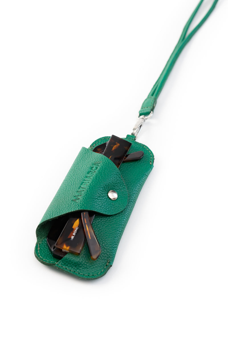 Porta lentes <br/> verde