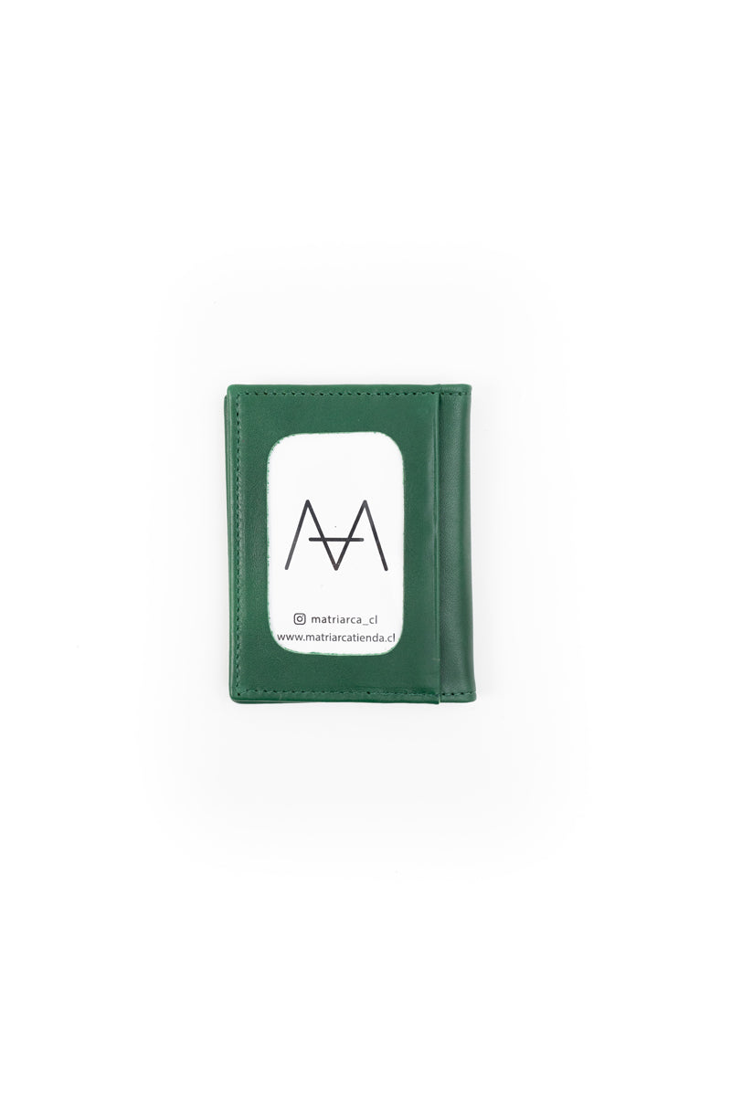 Porta documentos <br/> Verde liso