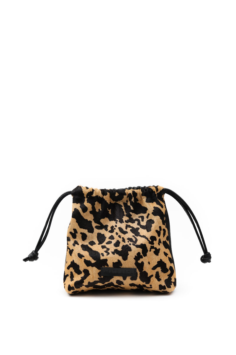 Cartera Clara &lt;br/&gt; Pelo Manchas con Negro