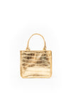 Cartera Jacinta <br/> Croco Dorado