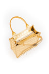 Cartera Jacinta <br/> Croco Dorado