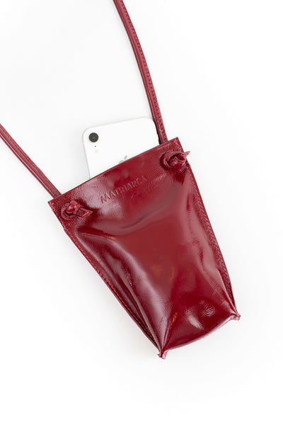 Porta celular Sofía <br/> richato granate
