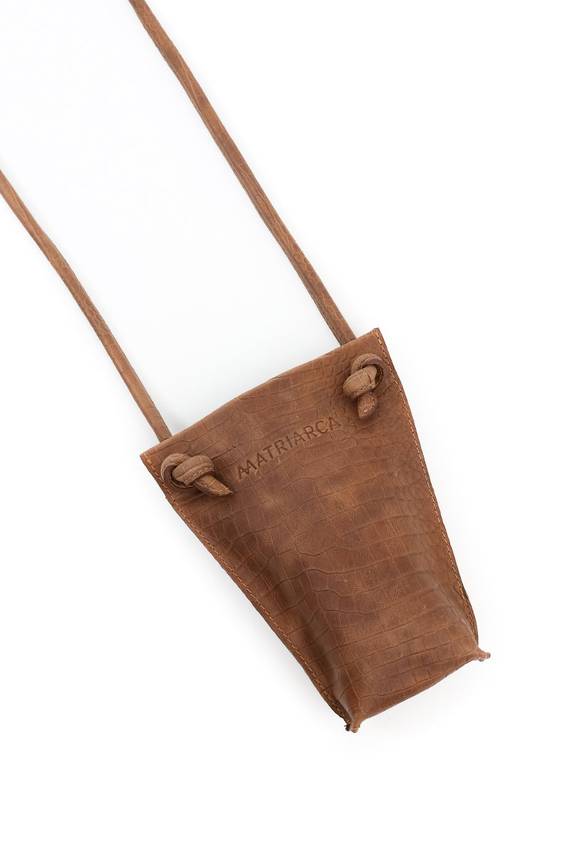 Porta celular NUEVO Sofía <br/> croco café