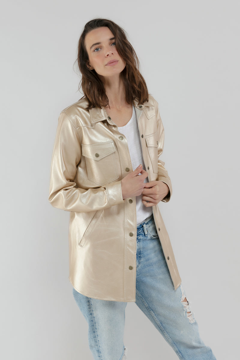 Camisa Janis &lt;br/&gt; Dorado Champaña