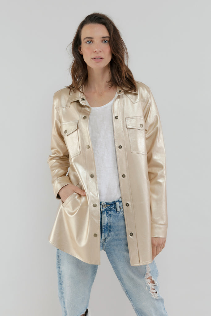 Camisa Janis <br/> Dorado Champaña