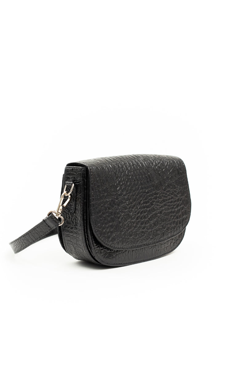Cartera Amanda &lt;br/&gt; croco negro