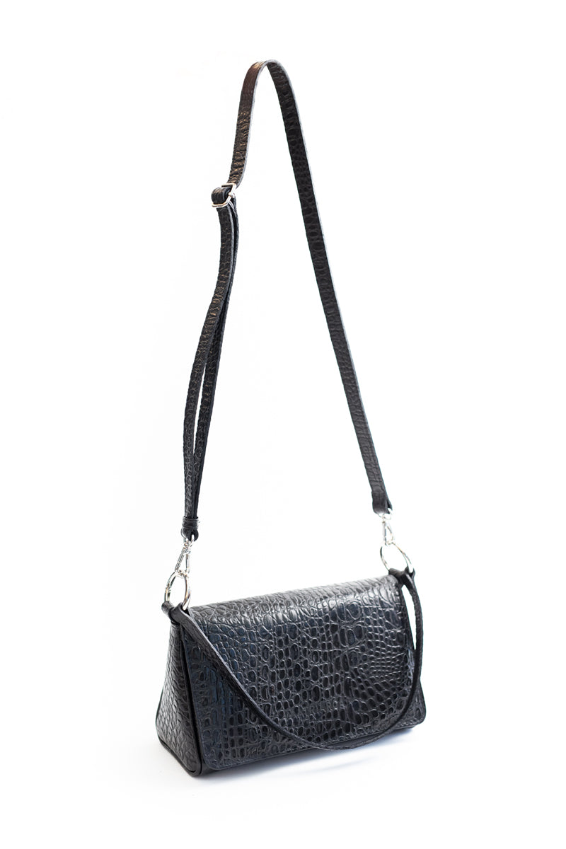 Cartera Diana <br/> Negro caimán