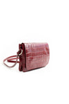 Cartera Jose <br/> Croco Granate