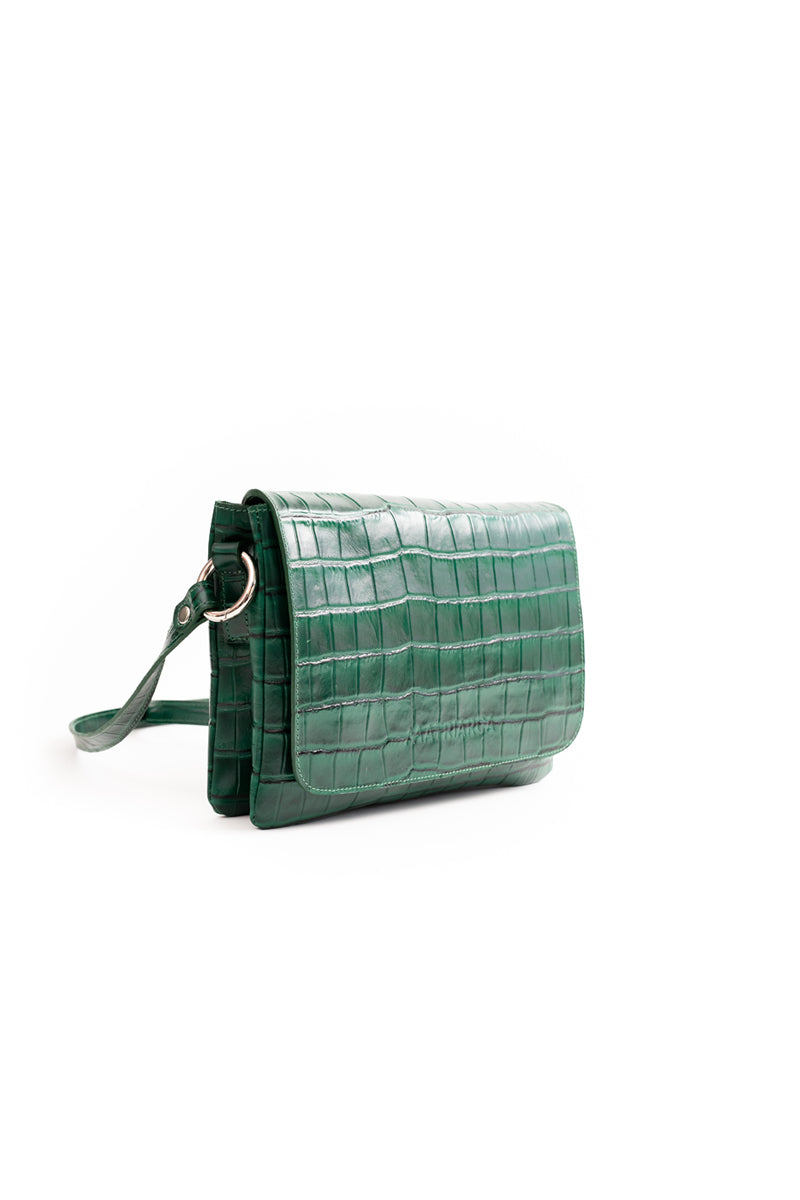 Cartera Jose &lt;br/&gt; Croco Verde