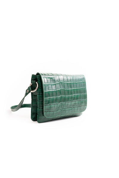 Cartera Jose <br/> Croco Verde