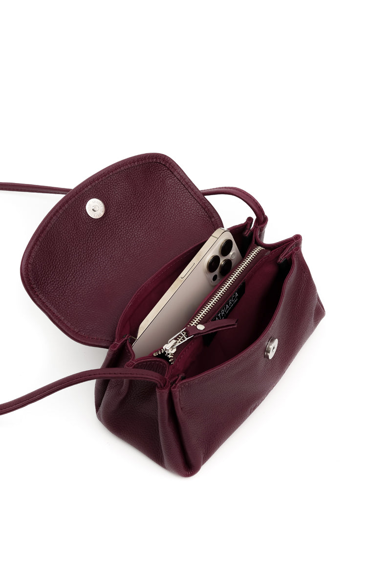 Cartera Zoe <br/> burdeo
