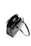 Cartera Josefa <br/> Croco Richato Negro