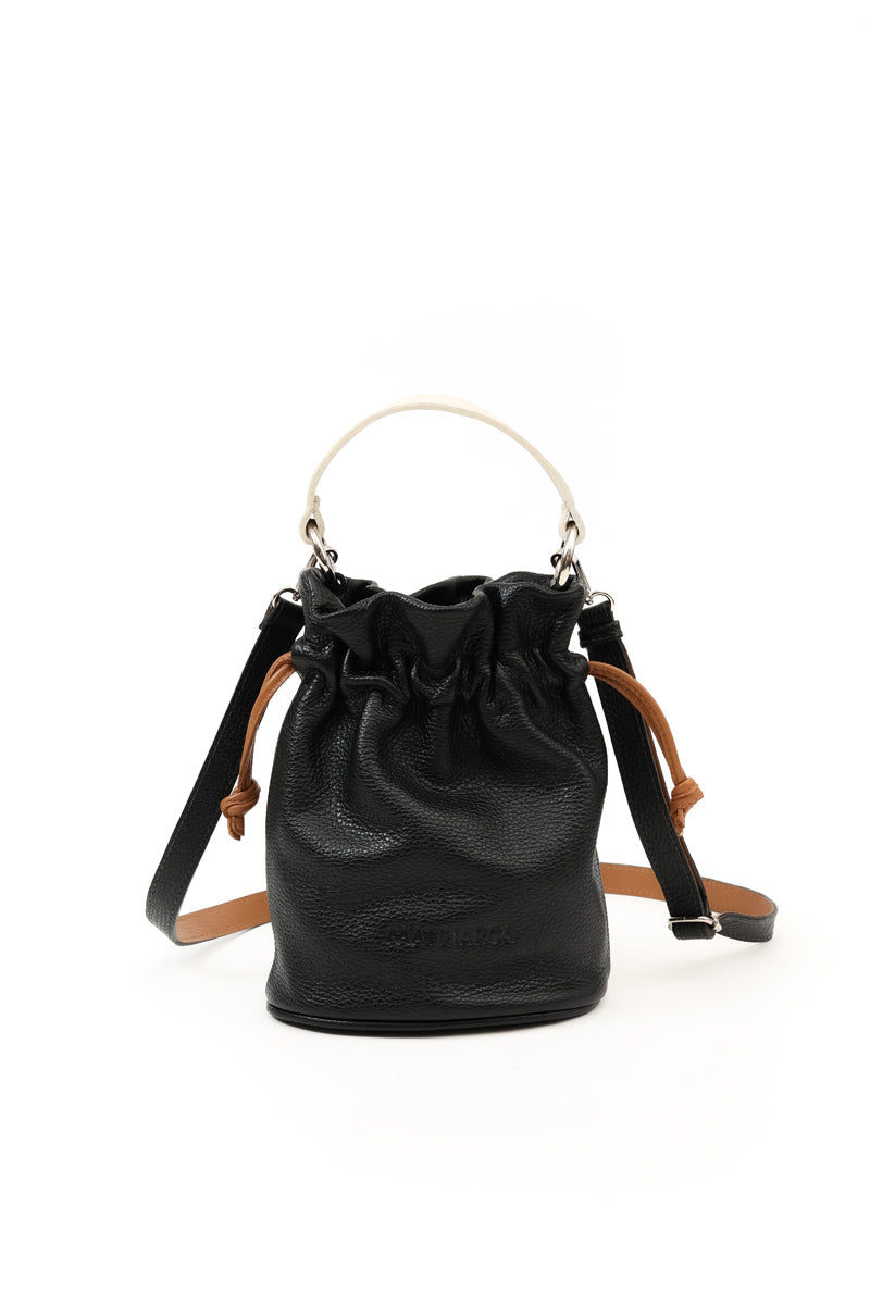 Cartera Aurora <br/> Negra tricolor