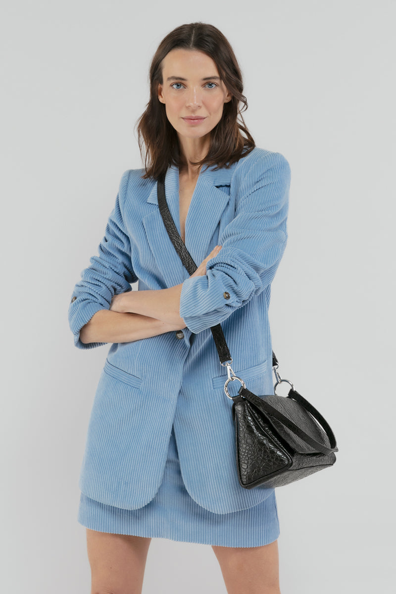 Cartera Diana &lt;br/&gt; Negro caimán