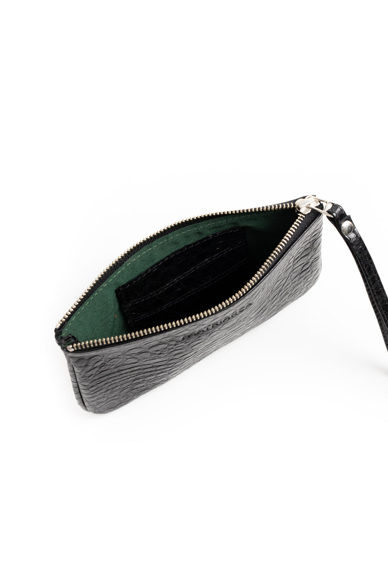 Mini Clutch<br/> negro croco