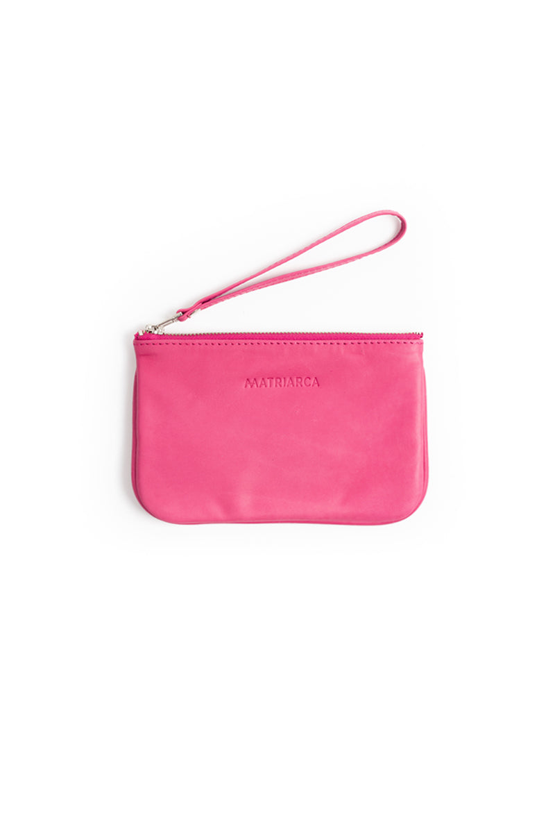 Mini Clutch <br/> Fucsia liso