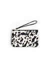 Mini Clutch<br/> Pelo blanco y negro