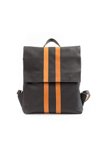 Mochila Simone <br/> Negra con camel