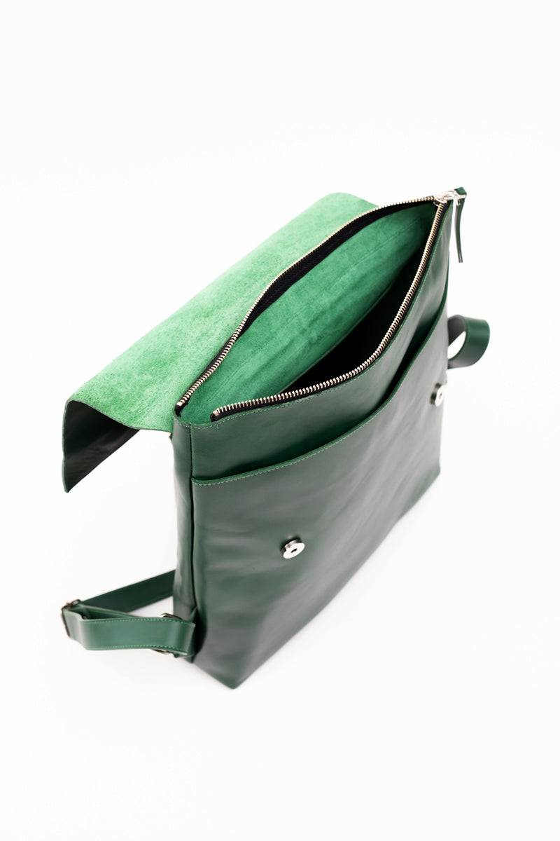 Mochila Simone <br/> Verde oscuro