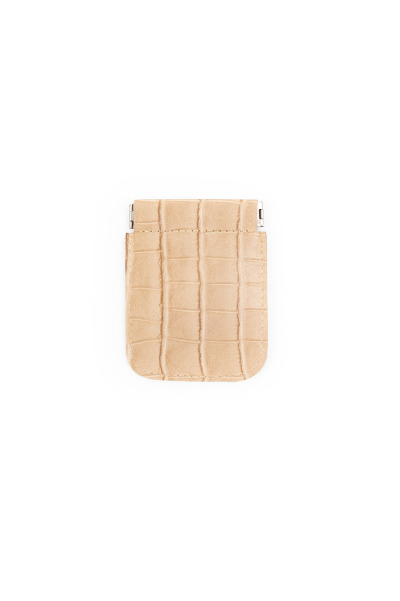 Monedero &lt;br/&gt; Croco Beige