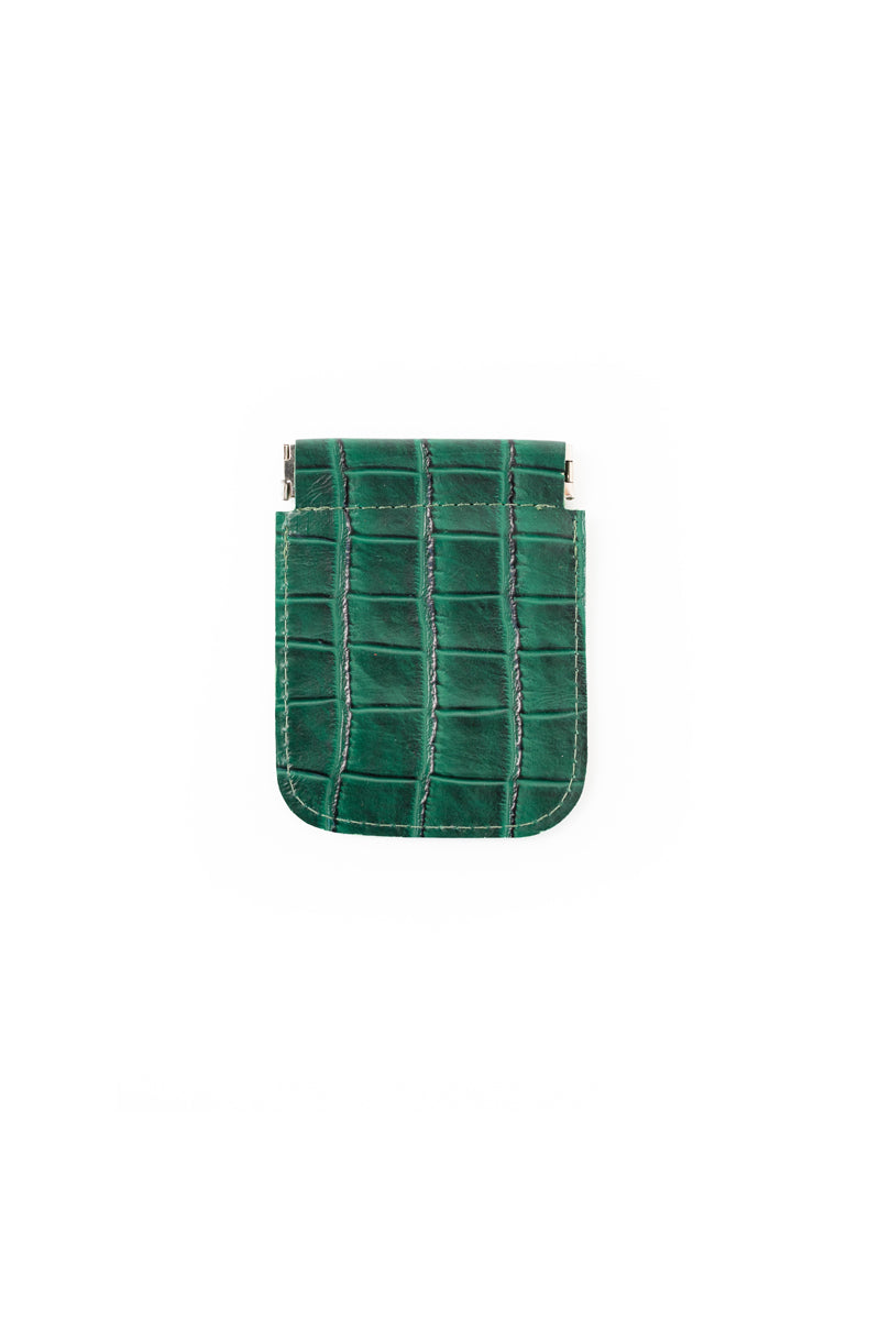 Monedero <br/> Croco Verde