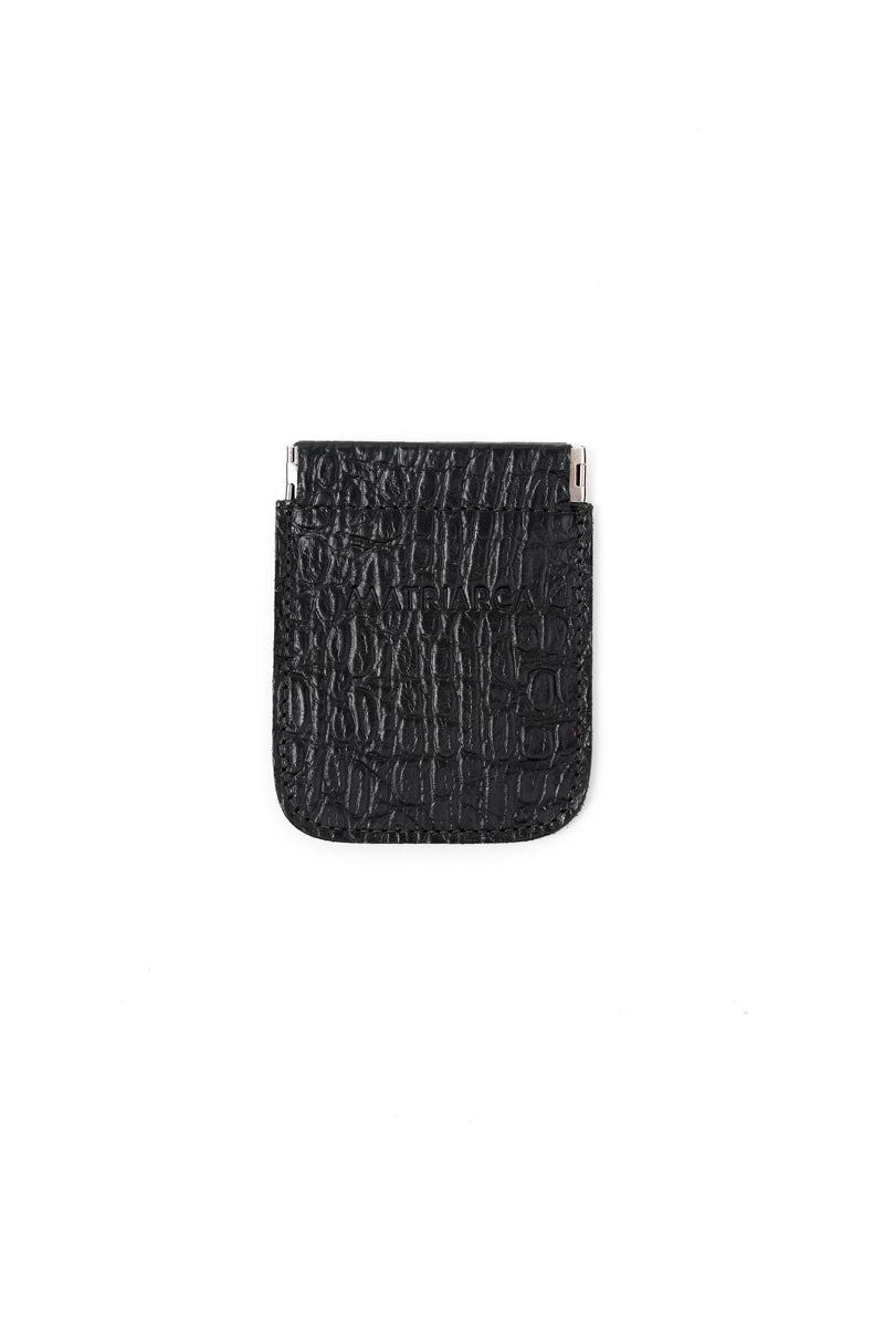 Monedero&lt;br/&gt; Croco negro