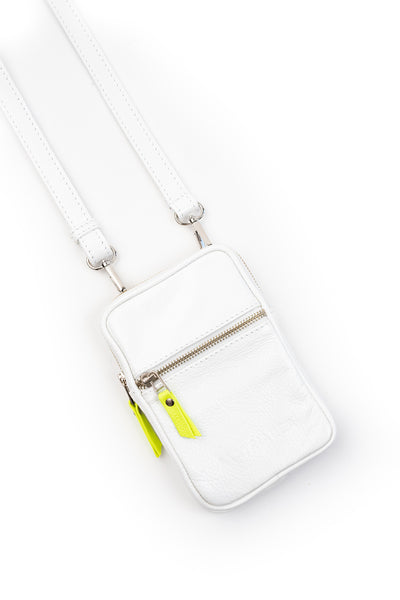 Porta celular Mae <br/> Richato blanco
