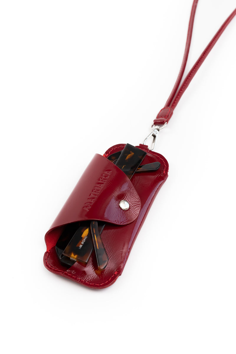 Porta lentes &lt;br/&gt; richato guinda