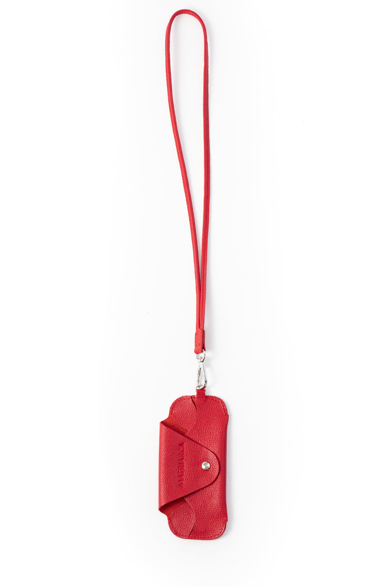 Porta lentes <br/> rojo