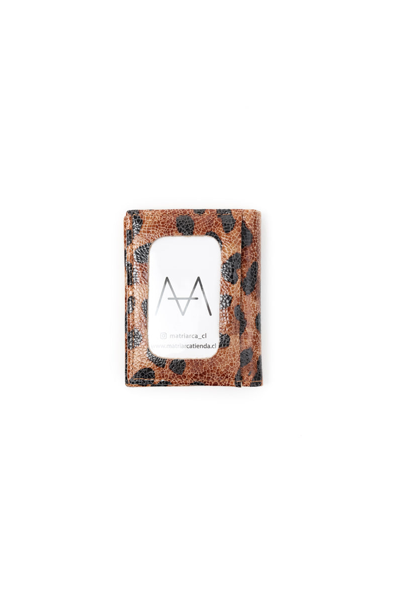 Porta documentos <br/> Richato leopardo