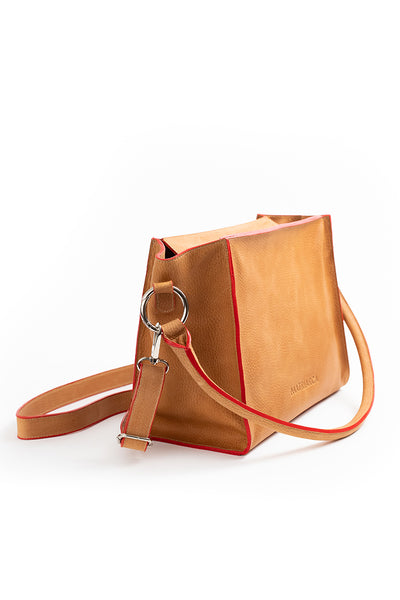Cartera Mariana <br/> Camel Rustico