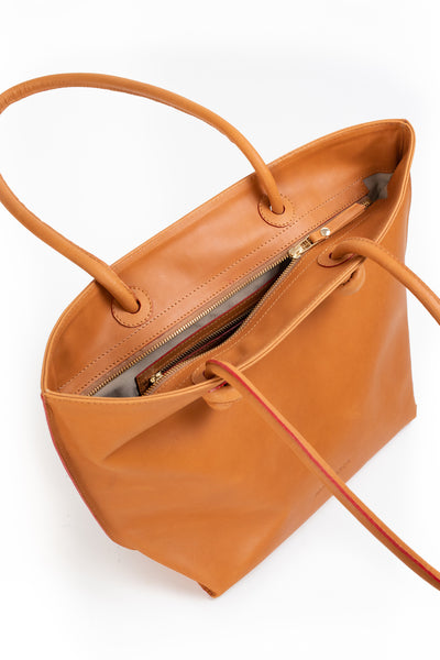 Cartera Maya <br/> camel liso