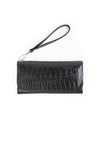 Billetera Petra <br/> Caimán negro con champaña