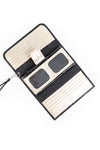 Billetera Petra <br/> Caimán negro con champaña