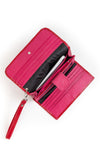 Billetera Petra <br/> Richato rojo con Fucsia