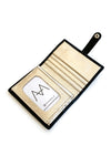 Billetera Tarjetero Emi <br/> Pelo Print interior champaña