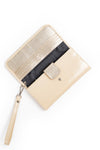 Billetera Petra <br/> Richato marfil con champaña