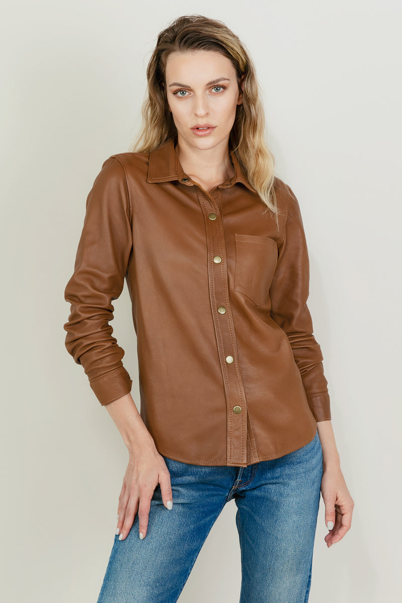 Camisa Emilia <br/> Camel