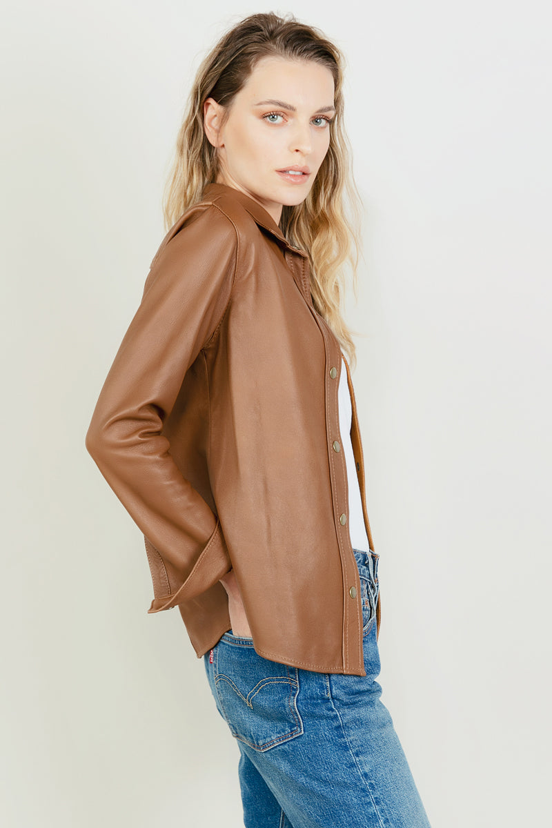 Camisa Emilia &lt;br/&gt; Camel