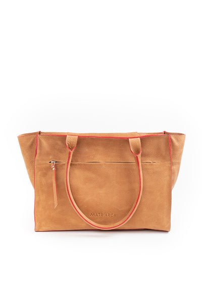 Cartera Delfina <br/> Camel Rústico
