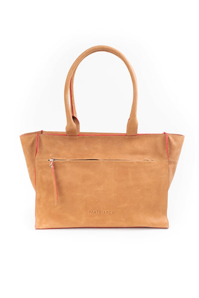 Cartera Delfina <br/> Camel Rústico