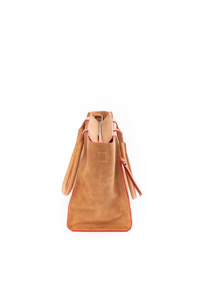 Cartera Delfina <br/> Camel Rústico