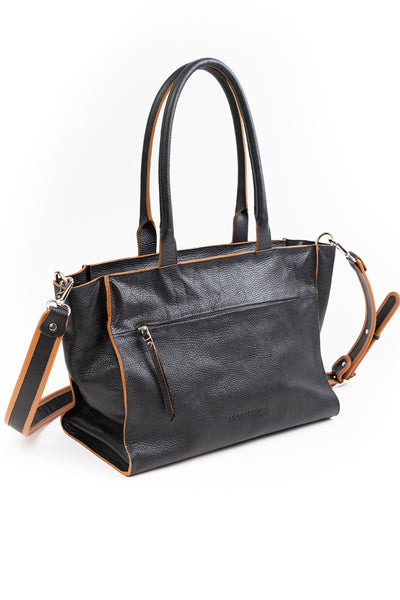 PACK Cartera Delfina + CORREA <br/> Negra