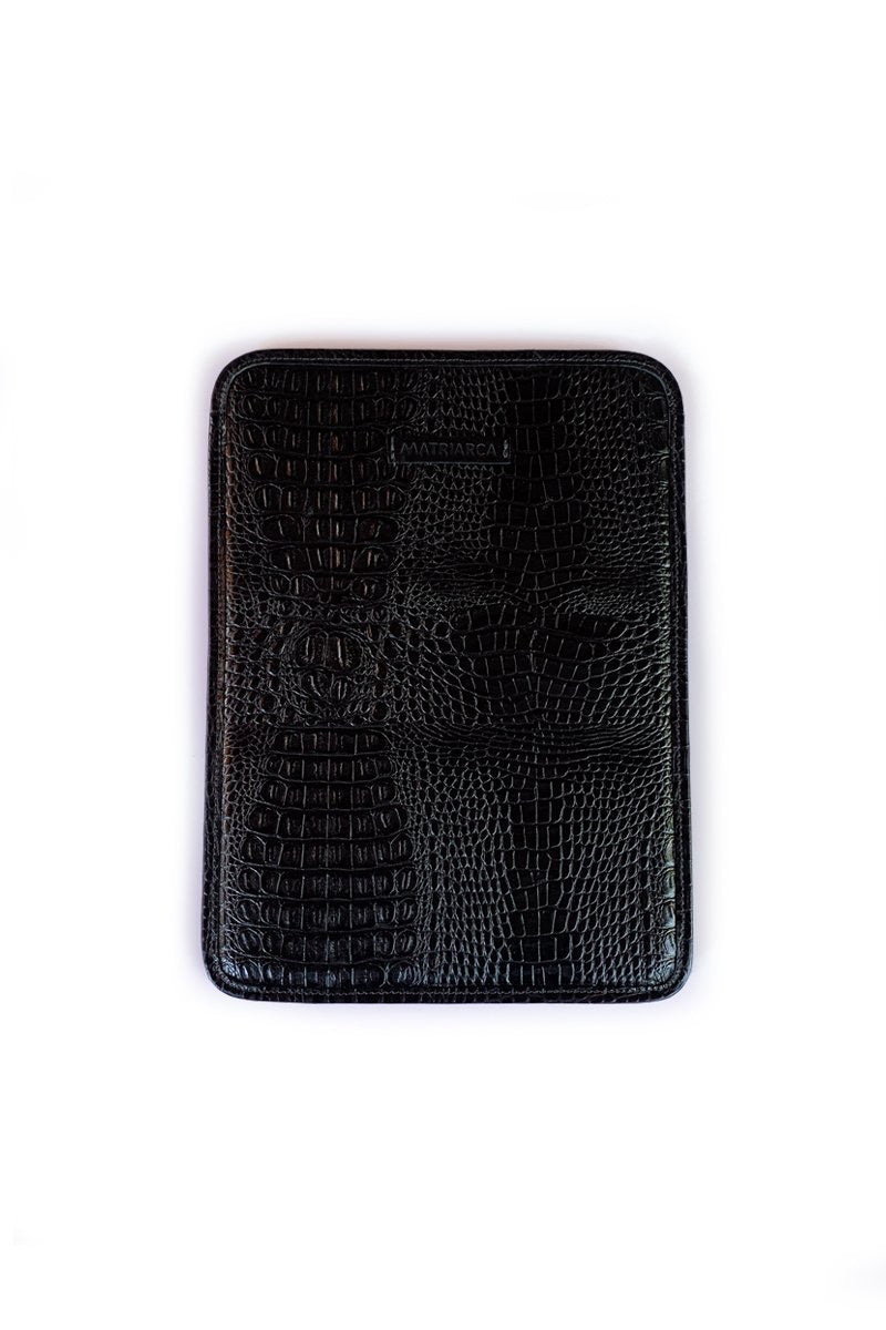 Funda IPad <br/> negro caimán