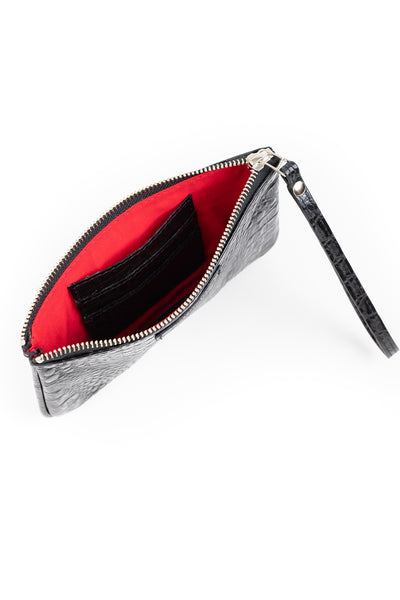Mini Clutch<br/> textura caimán